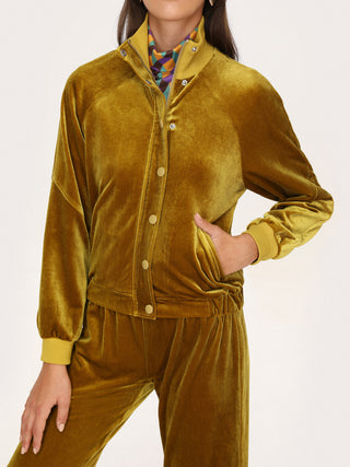 24k Gold Velvet Jacket