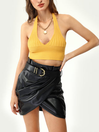 Peach Bellini Cropped Tank