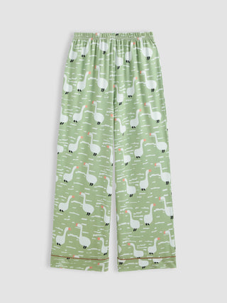 Duck Pattern Pajama Pants