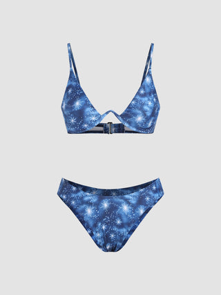 Star Underwire Bikini Swimsuit