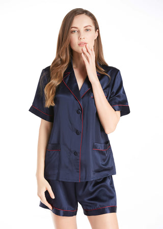 22 Momme Summer Women Silk Pajamas Set