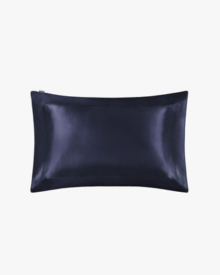 25 Momme Oxford Envelope Luxury Pillowcase (Navy Blue / Queen(20'' x 30''))