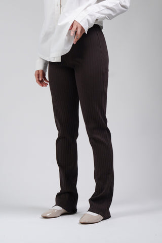 Rib Knit Pants Hickory