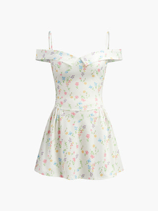 Romantic Floral Short Dress