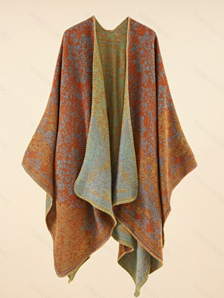 All Over Print Winter Warm Shawl