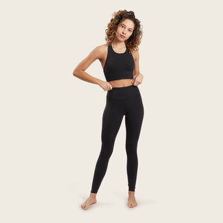 Aura High Waisted Legging (Black / XS)