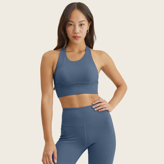 Aura Racerback Sports Bra (Slate / S)