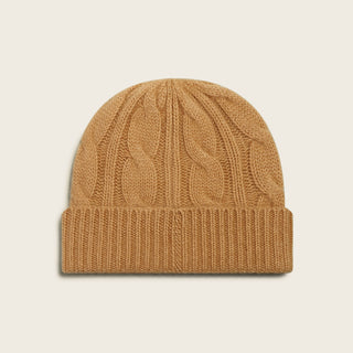 Cashmere Cable Knit Beanie