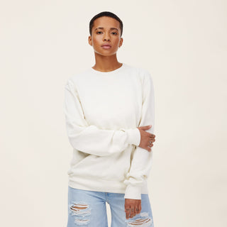 Unisex Cotton Terry Crewneck Sweatshirt