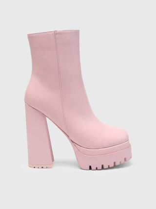 Basic Chunky Heeled Ankle Boots