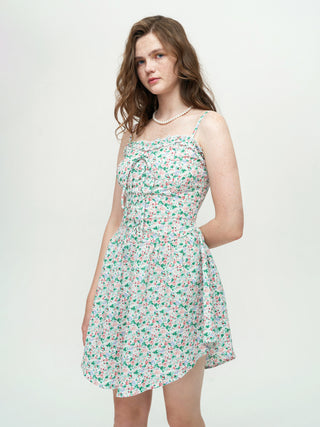 Blooming In Spring Ruffle Dress