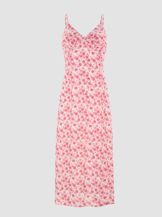 Blossoming Slit Cami Maxi Dress