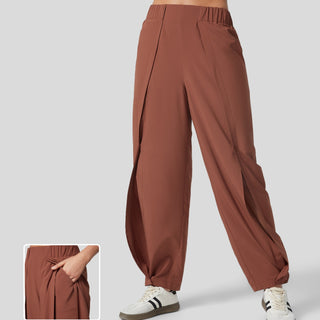 Breezeful™ High Waisted 2-in-1 Side Pocket Adjustable Snap Button Quick Dry Hiking Joggers