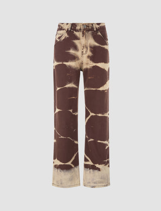 Brown bleached out Jeans