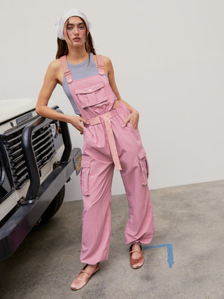 Cargo Pocket Jogger Jumpsuit