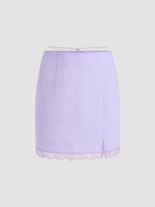 Charmed Lilac Bodycon Mini Skirt