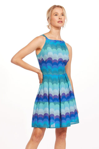 Chloe Dress-Sea Holly