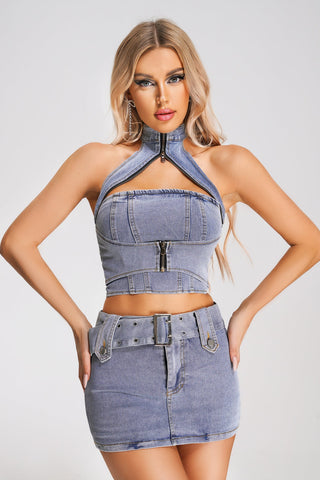 Clarisa Denim Set