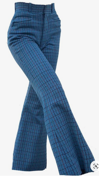 Corduroy Mid Waist Solid Straight Leg Trousers