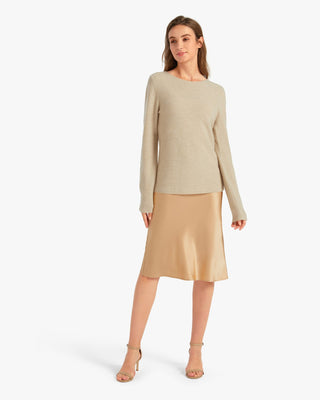 Cozy Scoop-Neck Cashmere Sweater