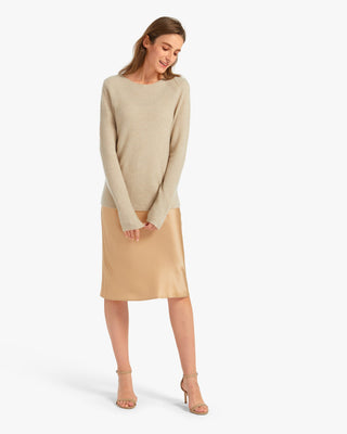 Cozy Scoop-Neck Cashmere Sweater