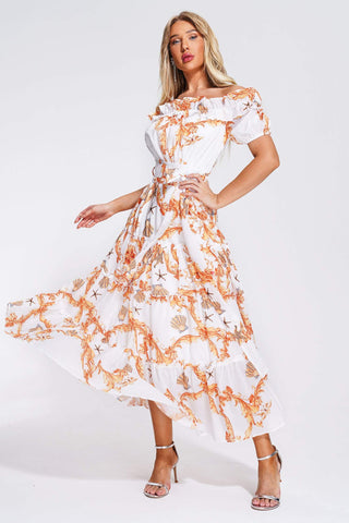 Dalo Printed Midi Dress