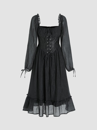 Dark Arts Witch Costume Dress (M / Black)