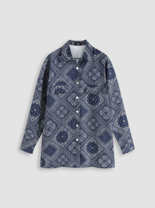 Denim Paisley Shirt