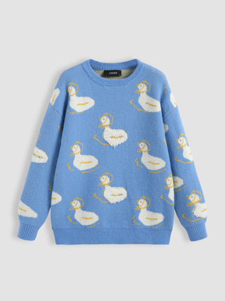 Duck Duck Goose Patterned Sweater