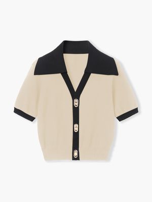 Effortless Collared Top