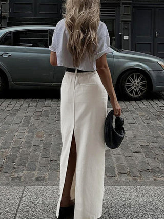 Effortless Split Maxi Skirt