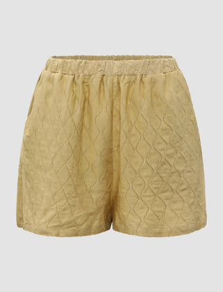 Elasticated Curve Mini Shorts