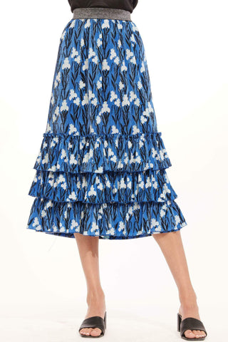 Enver Skirt - Blue Iris