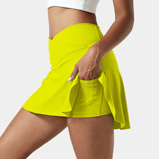 Everyday Cloudful™ Air Crossover 2-in-1 Side Pocket Cool Touch Tennis Skirt-Lucid