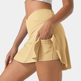 Everyday Cloudful™ Air Crossover 2-in-1 Side Pocket Cool Touch Tennis Skirt-Lucid