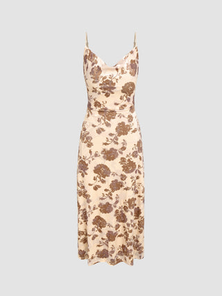 a dress with a floral print on it