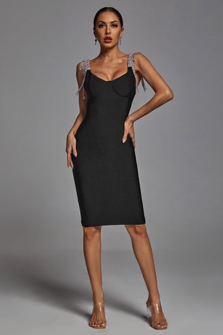 Fantasya Bandage Dress (S / Black)