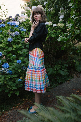 Fatima Skirt - Tuscana Plaid