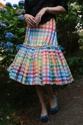 Fatima Skirt - Tuscana Plaid