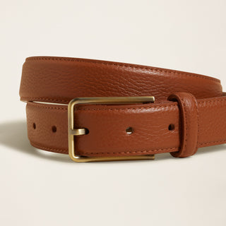 Bosco Italian Pebble Leather Belt