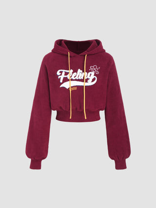 Feeling Chill Drawstring Knitted Long Sleeve Hoodie