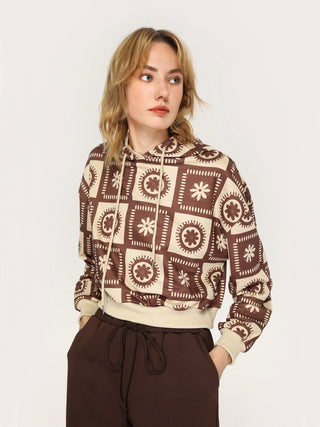 Festive Patchwork Floral Sweater