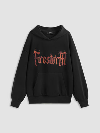 FIRESTORFF Terry Graphic Pocket Hoodie