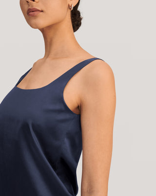 Flattering U Neck Silk Camisole