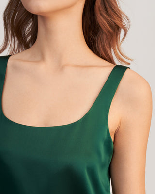 Flattering U Neck Silk Camisole