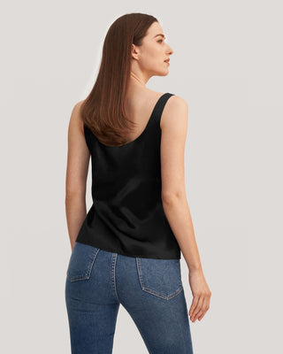 Flattering U Neck Silk Camisole