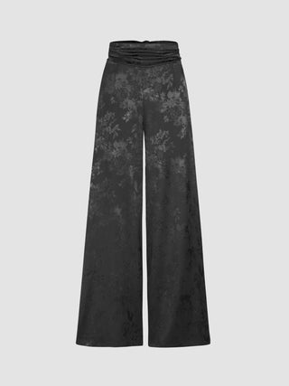 Floral Wide Leg Trousers