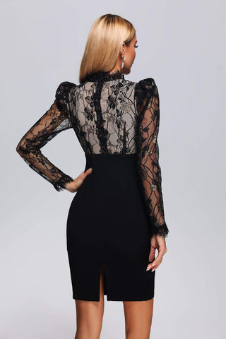 Gema Lace Mini Bodycon Dress