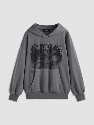 Girls Graphic Hoodie