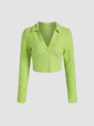 Green Forest Long Sleeve Top